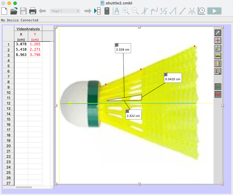 Calculating dimensions of triangular gaps